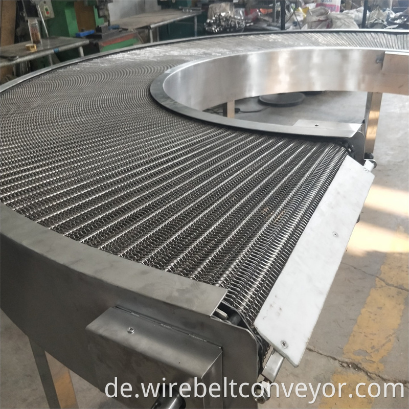 Stainless Steel Curved Conveyor